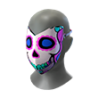 Skeleton Magician Mask (Blue)