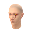 Ninja Rubro (Pintura facial)
