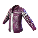 Jaqueta de Couro Roxo (Masculino)