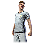 Conjunto Oficial Seleção Brasileira - Cinza