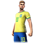 Conjunto CBF Amarelo 2022