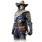 Conjunto Caubói Esqueleto