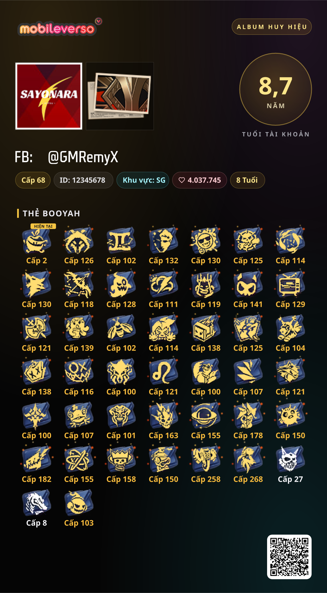 FB:ㅤ@GMRemyX's badge album — Booyah Pass