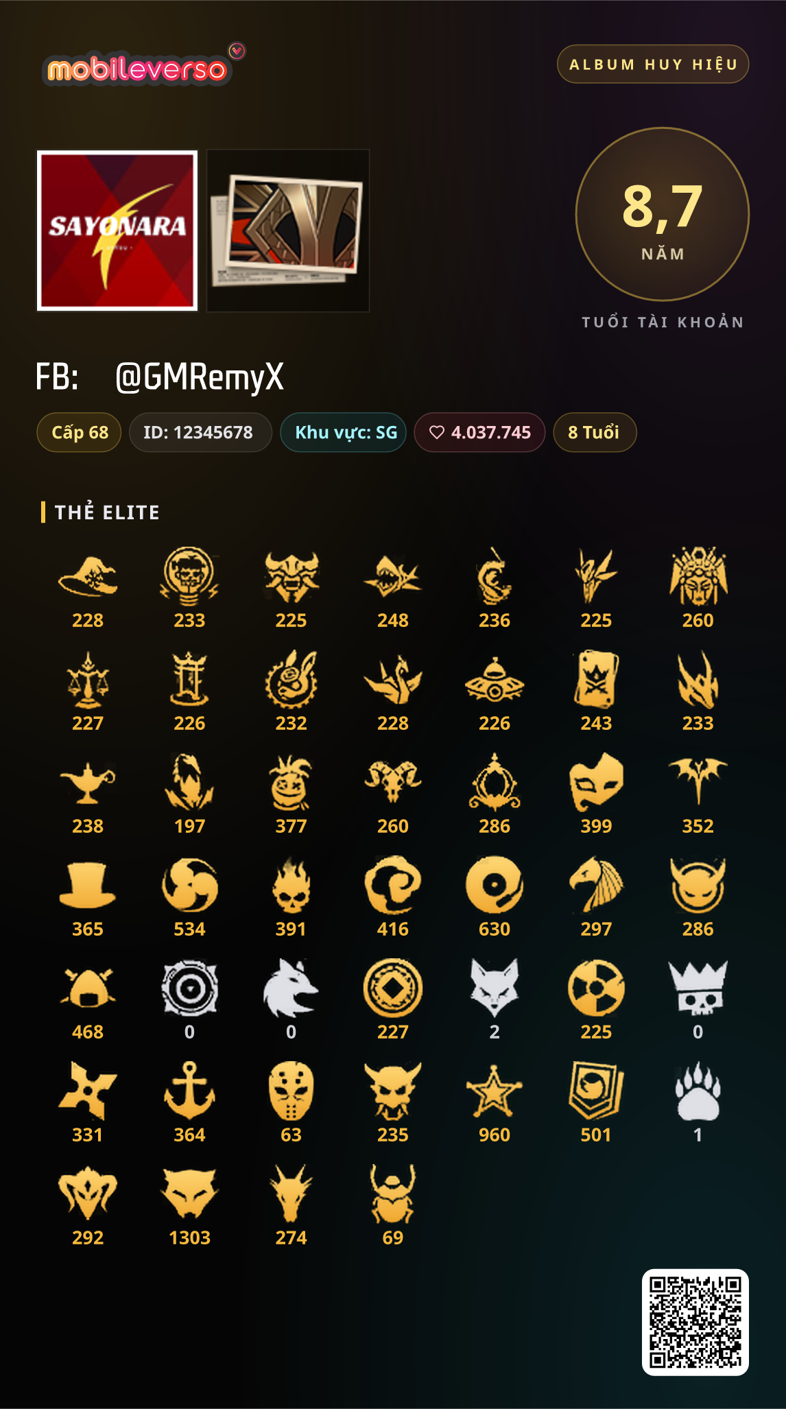 FB:ㅤ@GMRemyX's badge album — Elite Pass