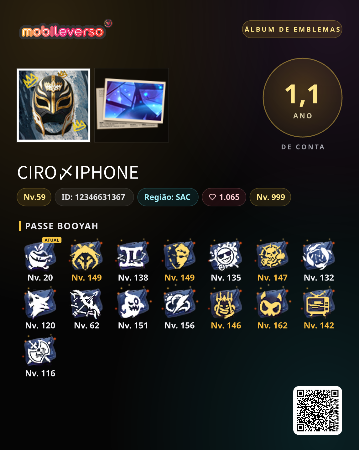 Álbum de emblemas de CIRO〆IPHONE — Passe Booyah