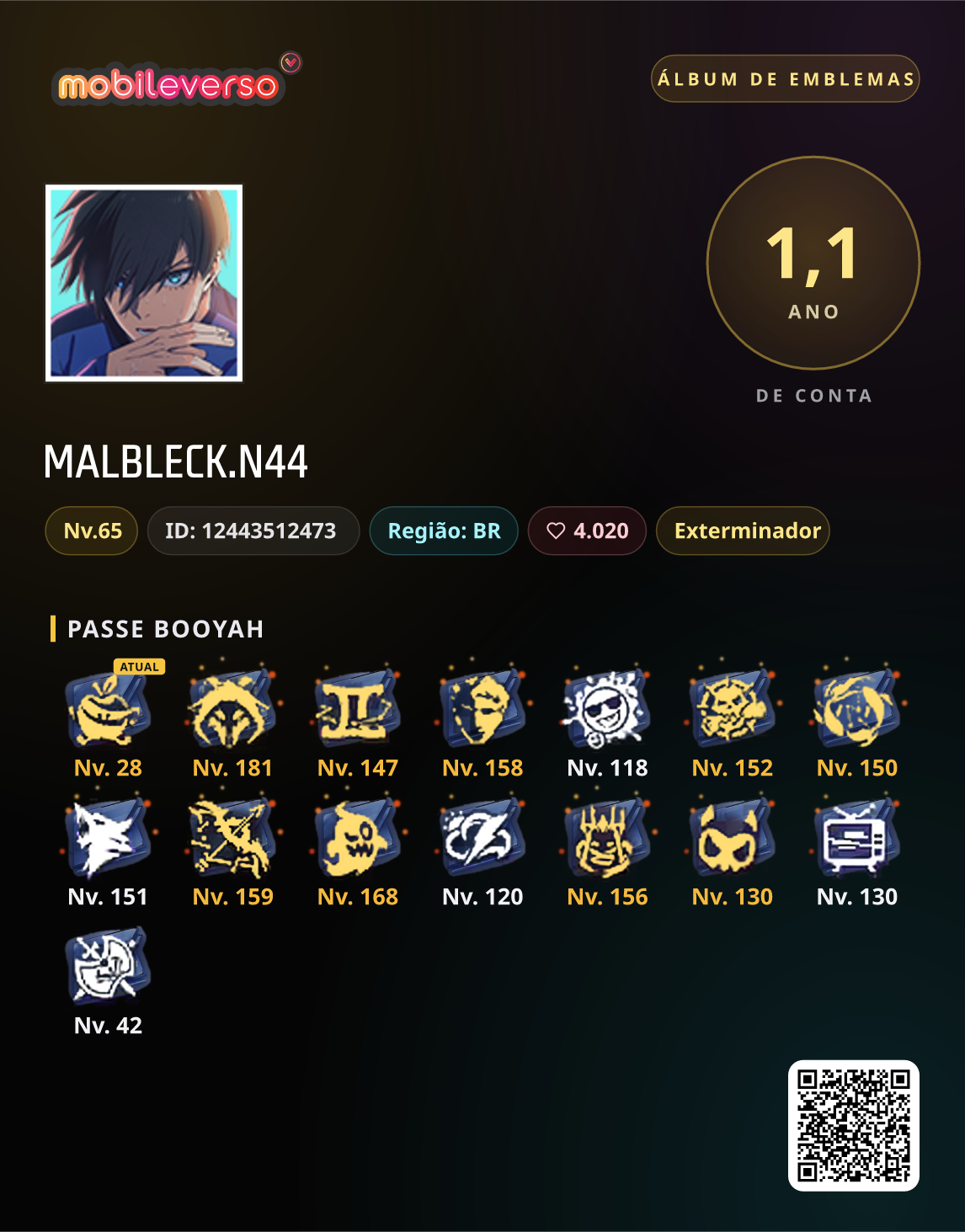 Álbum de emblemas de MALBLECK.N44 — Passe Booyah