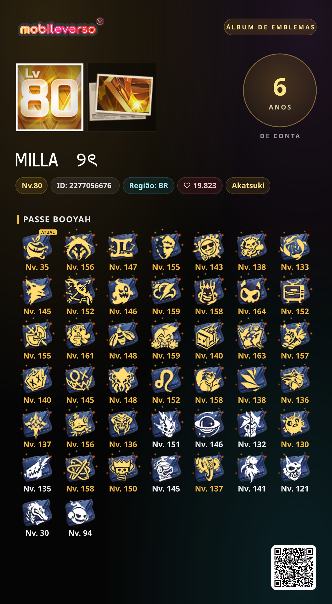 Badge album ni MILLAㅤ୨ৎㅤ — Booyah Pass