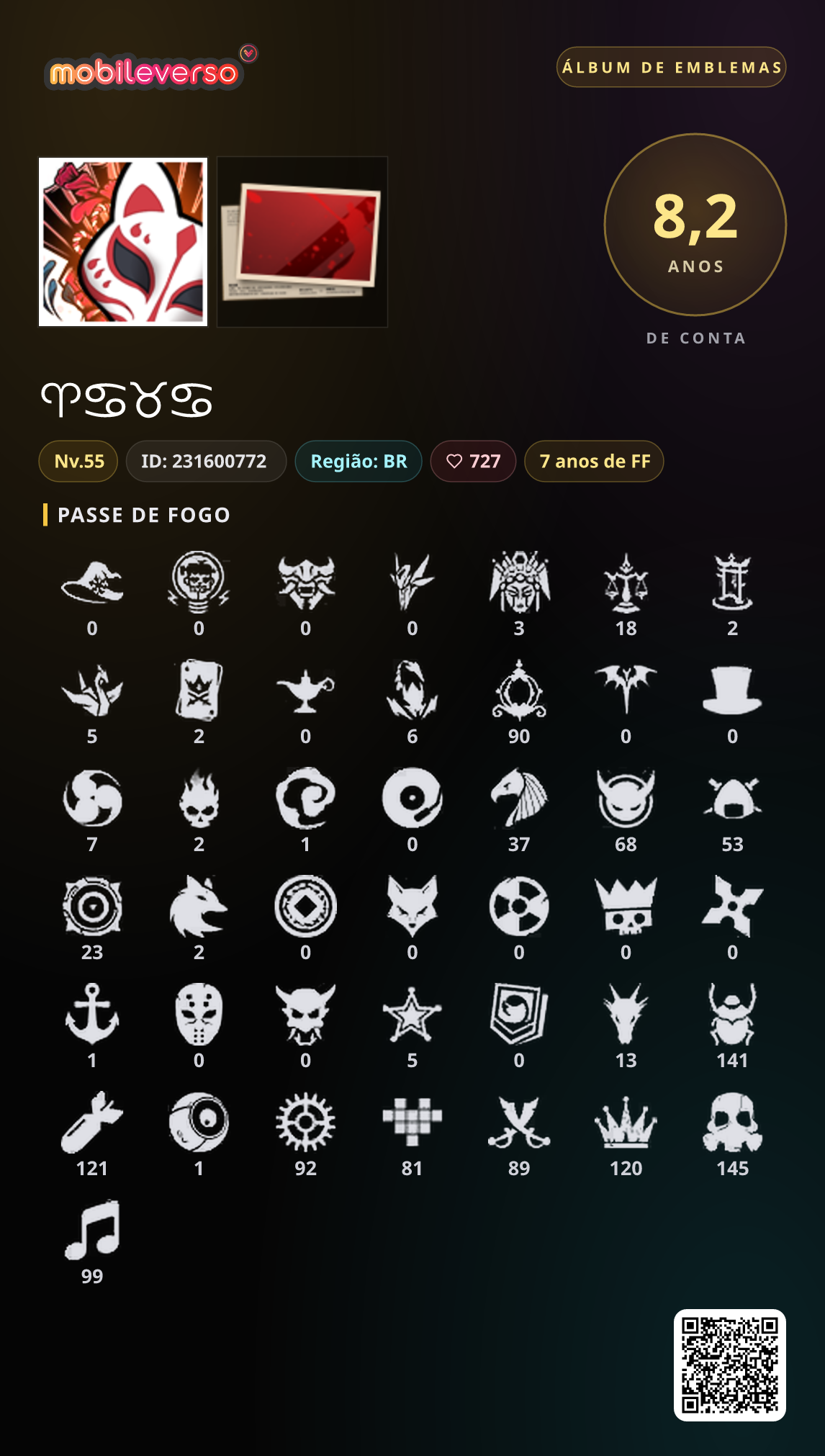 Álbum de emblemas de ♈♋♉♋ — Passe de Fogo