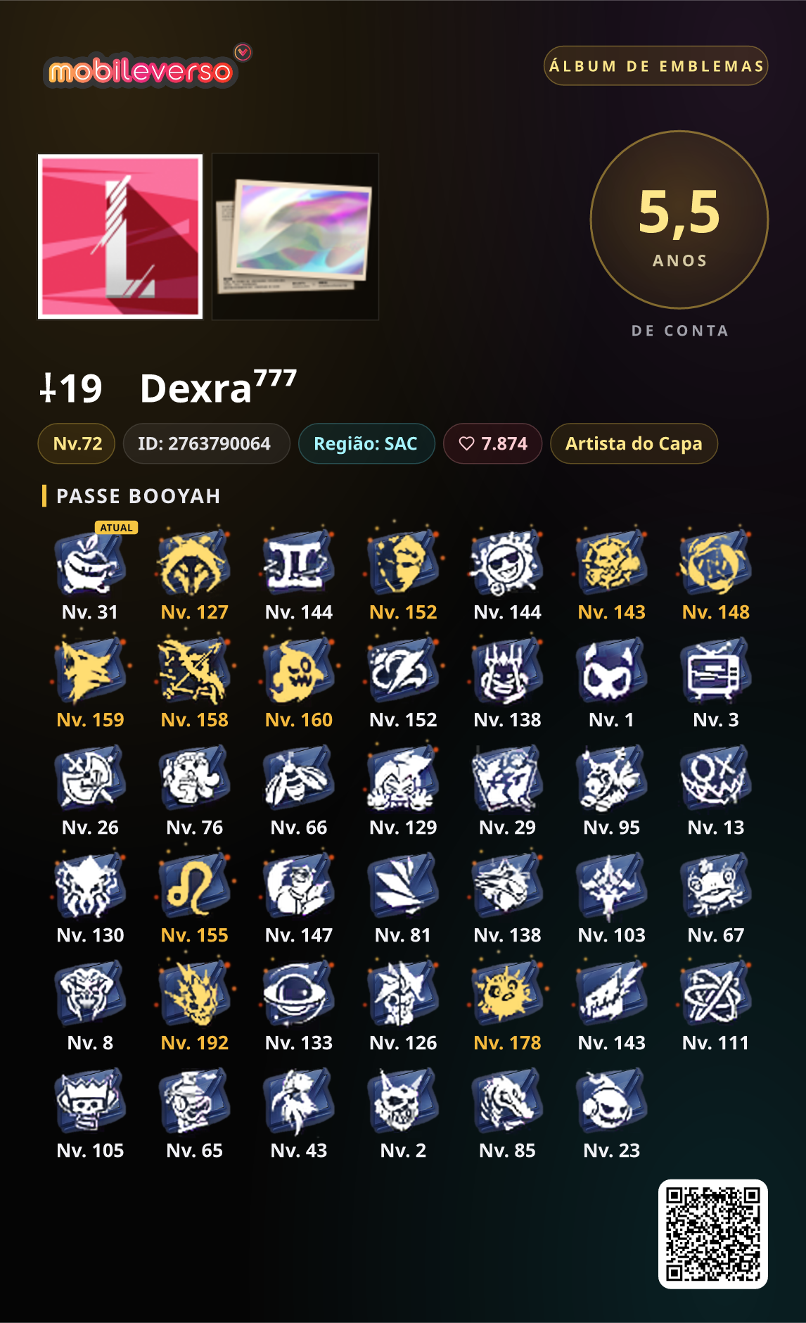 Album emblem ⸸19ㅤDexra⁷⁷⁷ — Booyah Pass