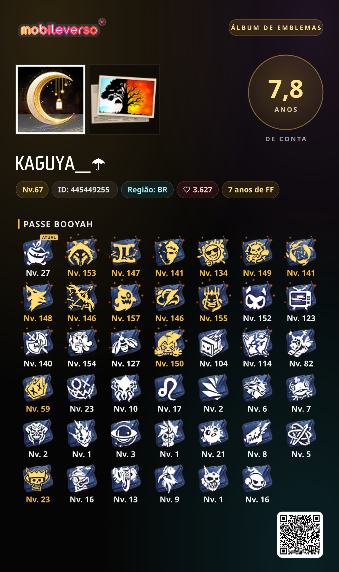 Álbum de emblemas de KAGUYA__☂ — Passe Booyah