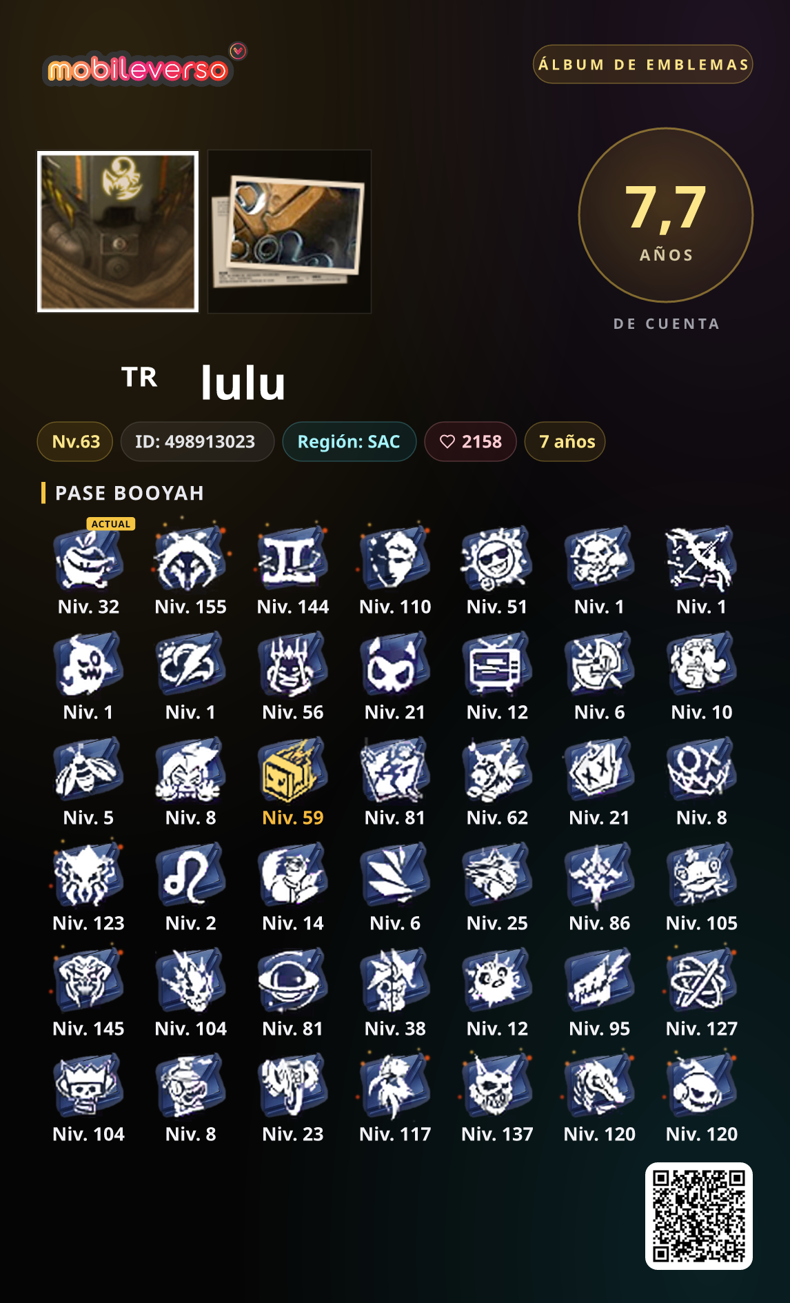Album emblem ㅤㅤᵀᴿㅤlulu — Booyah Pass