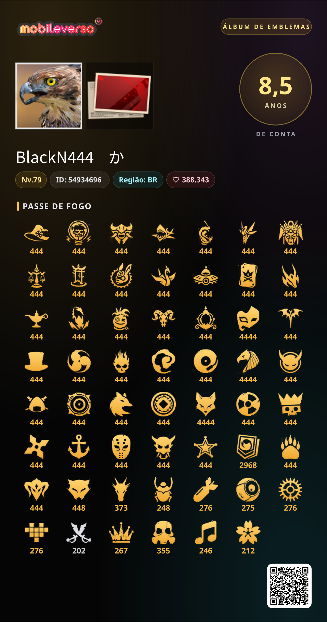 Album huy hiệu của BlackN444ㅤかㅤ — Thẻ Elite