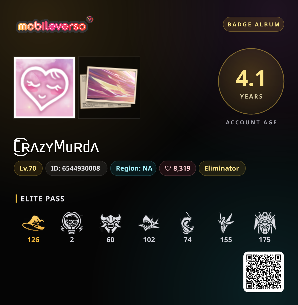 Album emblem C͜͡ʀʌzʏMuʀdʌ — Elite Pass