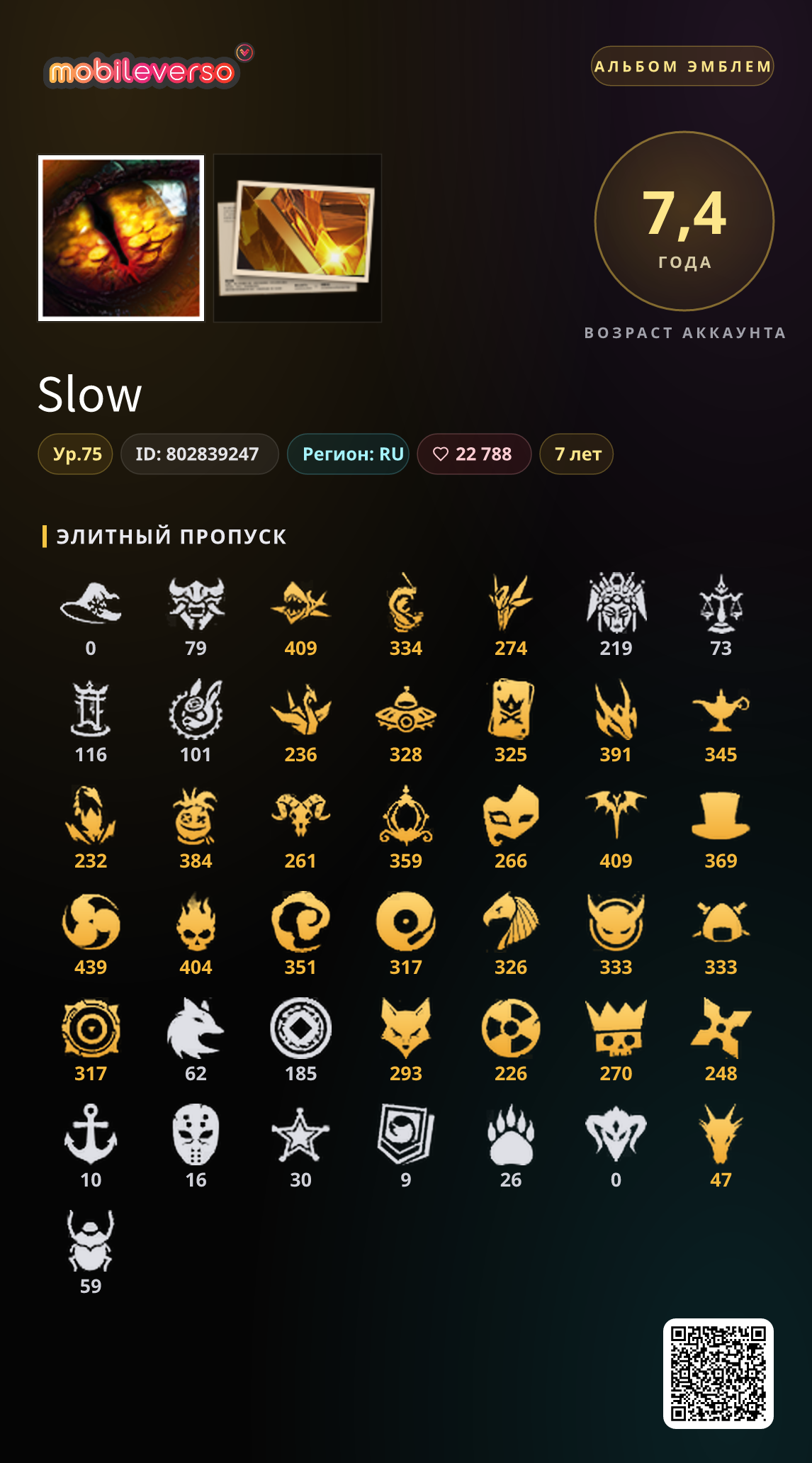 ㅤSlоwㅤ's badge album — Elite Pass