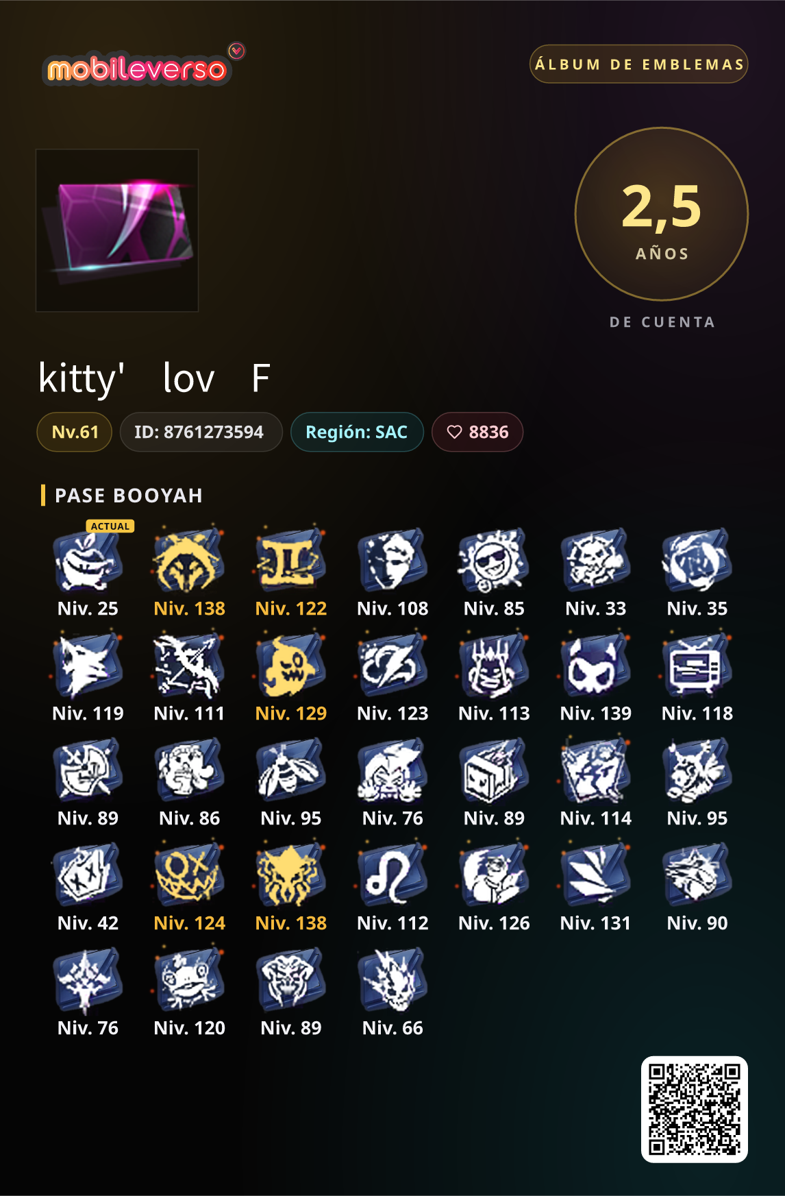 kitty'ㅤlovㅤF's badge album — Booyah Pass